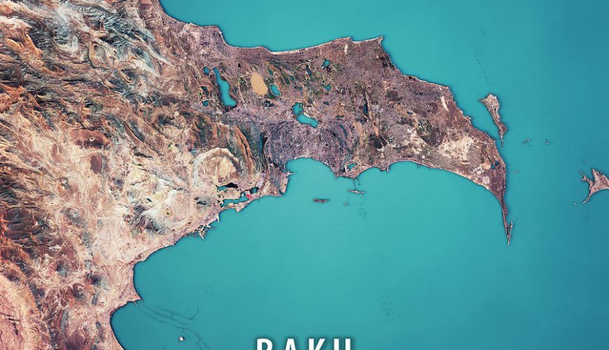 map capital of azerbaijan